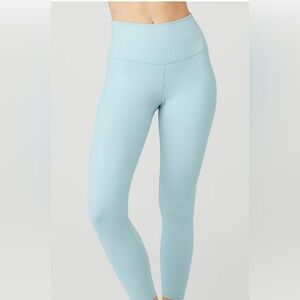 Airbrush Winter Warm High-Waist Nocturne Legging in Chalk Blue